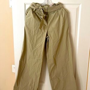 Express High Waisted Belted Cargo Pants